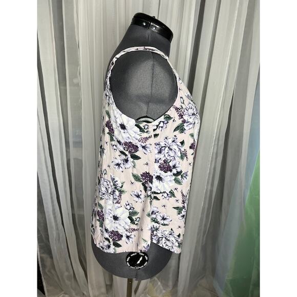 Torrid FLORAL TANK TOP purple - Picture 7 of 9